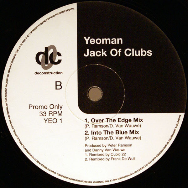 Yeoman* : Jack Of Clubs (12", Promo)