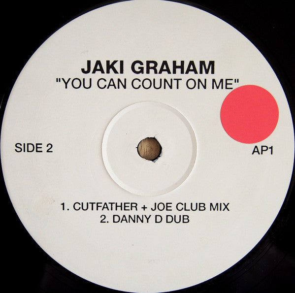 Jaki Graham : You Can Count On Me (12", Promo)
