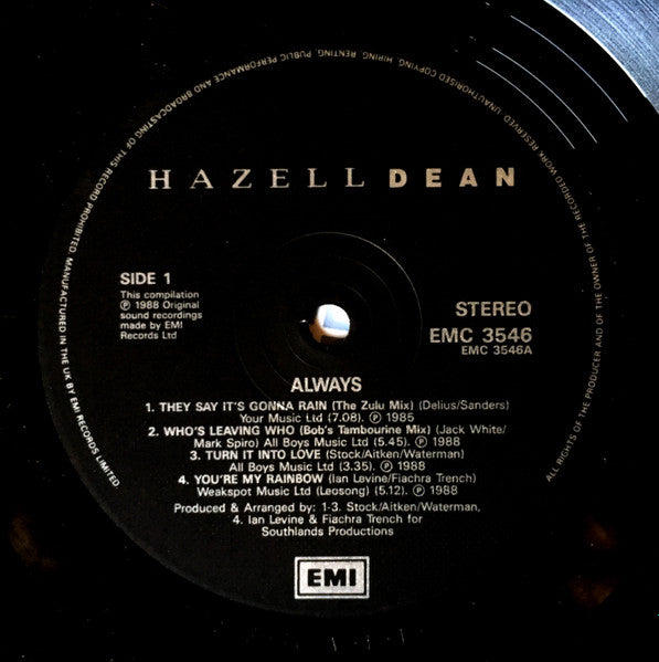 Hazell Dean : Always (LP, Album)