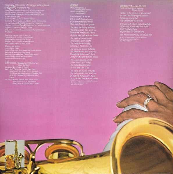 Wilton Felder : Inherit The Wind (LP, Album, Gat)