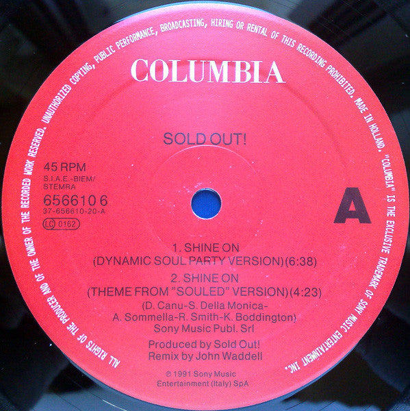 Souled Out : Shine On (12", Maxi)