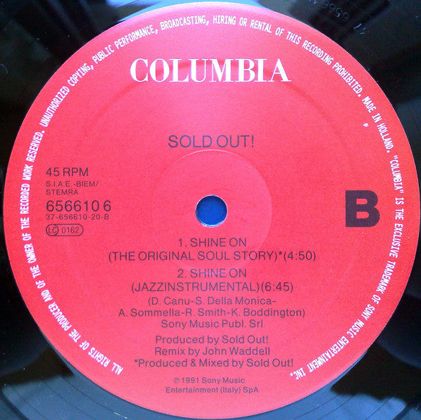 Souled Out : Shine On (12", Maxi)