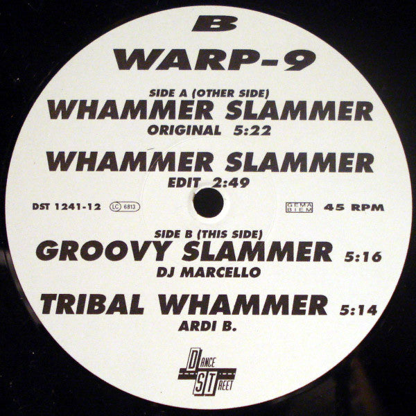 Warp 9 (2) : Whammer Slammer (12")