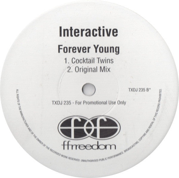 Interactive : Forever Young (12", Promo)