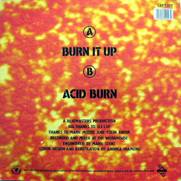 The Beatmasters With P◦P Arnold* : Burn It Up (12")