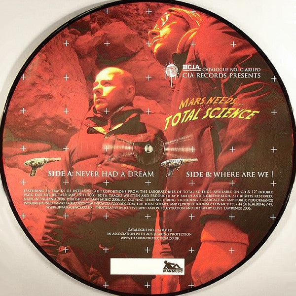 Total Science : Mars Needs.... Total Science (12", Pic, Wit)