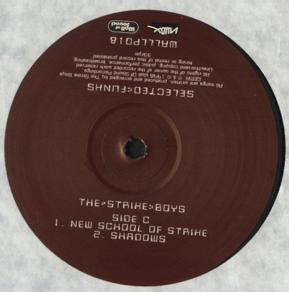 The Strike Boys : Selected Funks (3xLP, Album)