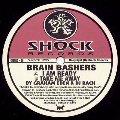Brain Bashers : I Am Ready / Take Me Away (12")