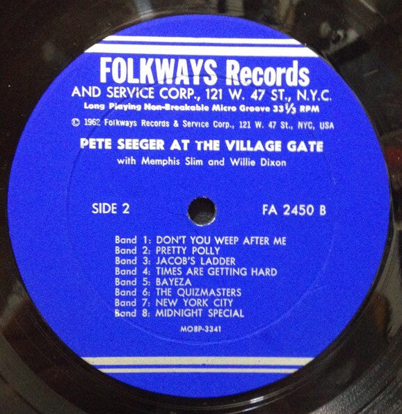 Pete Seeger With Memphis Slim & Willie Dixon : Highlights Of Pete Seeger At The Village Gate (LP, Album, RE)