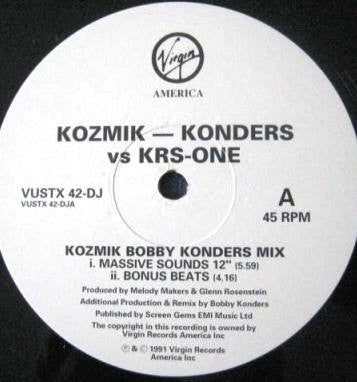 Ziggy Marley And The Melody Makers : Kozmik - Konders vs. KRS-ONE (12", Promo)