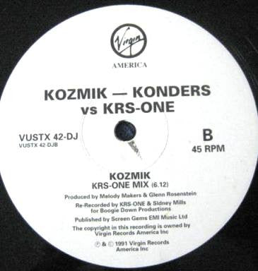 Ziggy Marley And The Melody Makers : Kozmik - Konders vs. KRS-ONE (12", Promo)