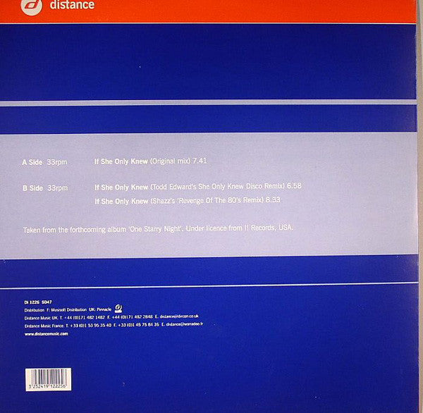 Kevin Yost : If She Only Knew (12")