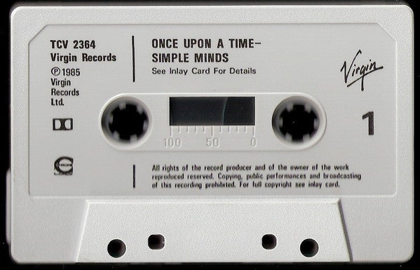 Simple Minds : Once Upon A Time (Cass, Album, Whi)