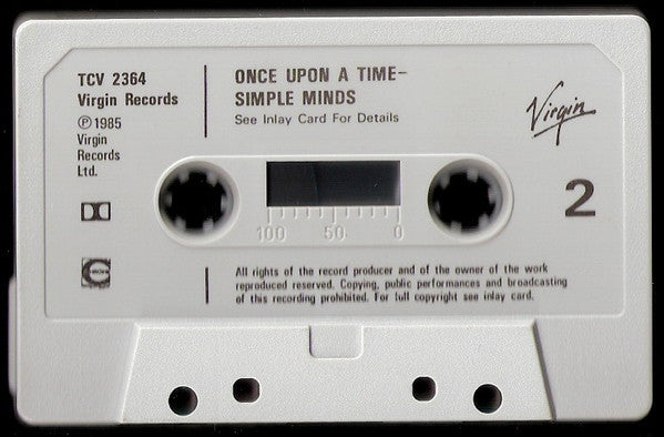 Simple Minds : Once Upon A Time (Cass, Album, Whi)