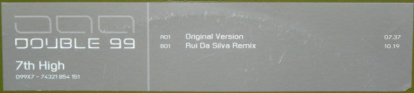 Double 99 : 7th High (12", Promo)