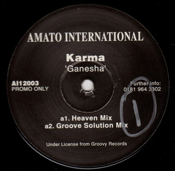 Karma (13) : Ganesha (12", Promo)