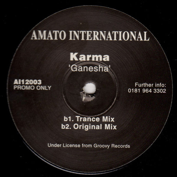 Karma (13) : Ganesha (12", Promo)