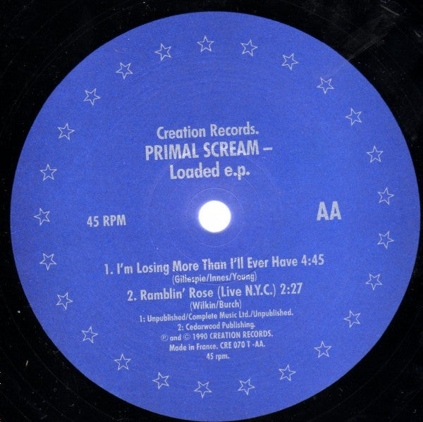 Primal Scream : Loaded E.P. (12", EP)