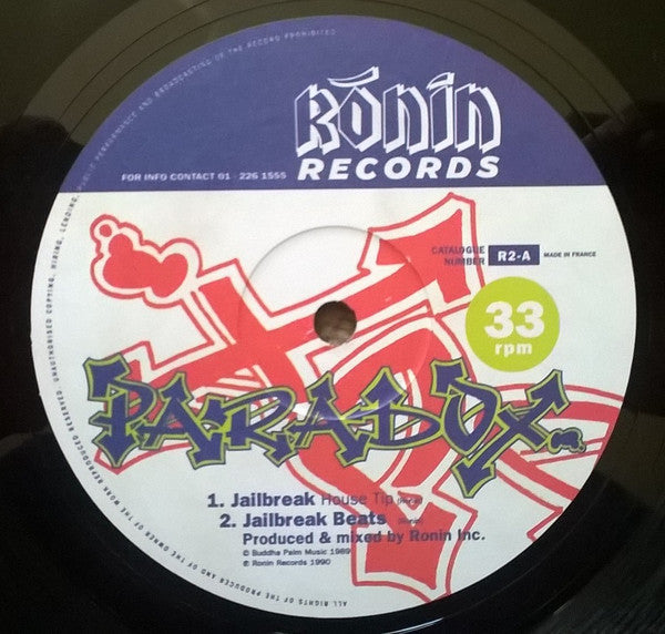 Paradox (2) : Jailbreak / Soul Feels Free (12", Single)