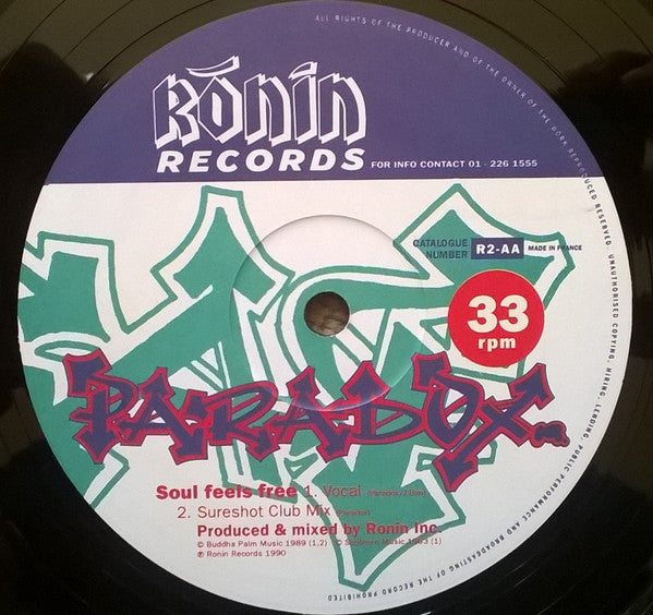 Paradox (2) : Jailbreak / Soul Feels Free (12", Single)