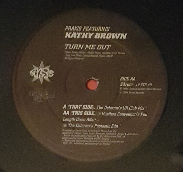 Praxis (2) Featuring Kathy Brown : Turn Me Out (The Big UK Remixes) (12")