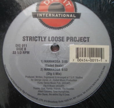 Strictly Loose Project : Fantasia / Mamakosa (12")