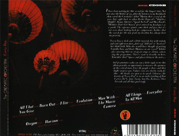 The Cinematic Orchestra : Every Day (CD, Album, RE)