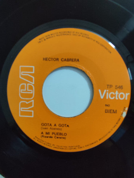 Hector Cabrera : Yo Y La Rosa (7", EP)