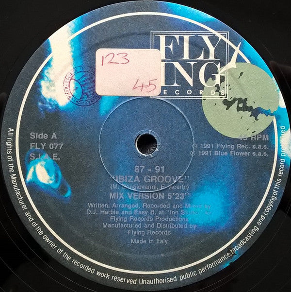 87 - 91 : Ibiza Groove (12")