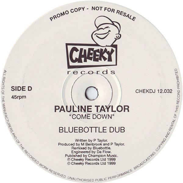 Pauline Taylor : Come Down (2x12", Promo)
