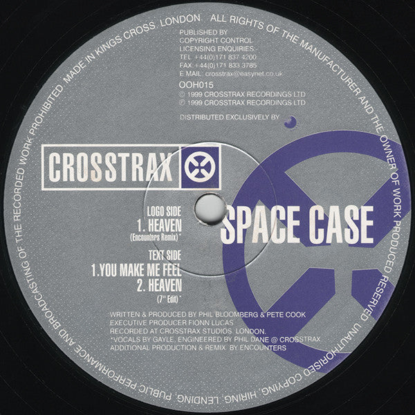 Space Case (2) : Heaven / You Make Me Feel (12")