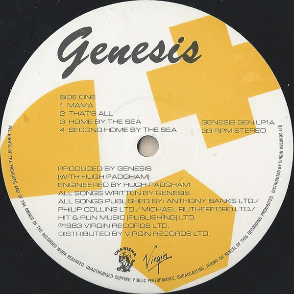 Genesis : Genesis (LP, Album, Tap)