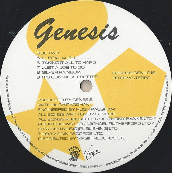 Genesis : Genesis (LP, Album, Tap)