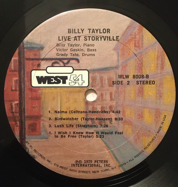Billy Taylor : Live At Storyville (LP, Album)
