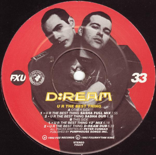 D:Ream : U R The Best Thing (12")