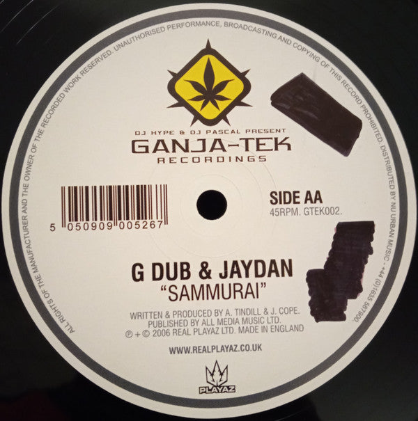 Generation Dub / Generation Dub & Jaydan : The Black Widow / Sammurai (12")