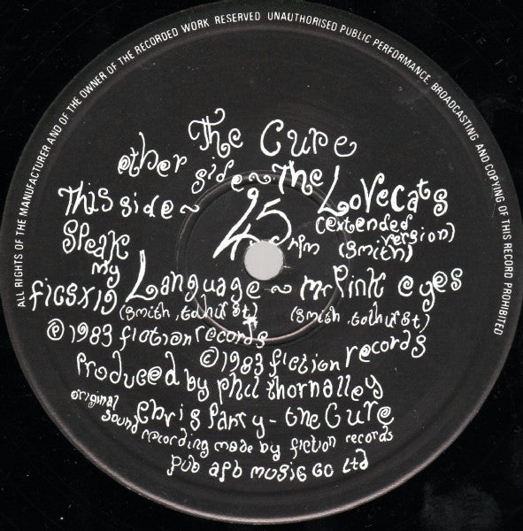 The Cure : The Love Cats (12", Single)