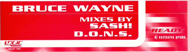 Bruce Wayne : Ready (12", Single, Promo)