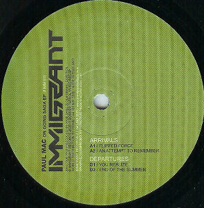 Paul Mac : On Going Saga EP (12", EP)