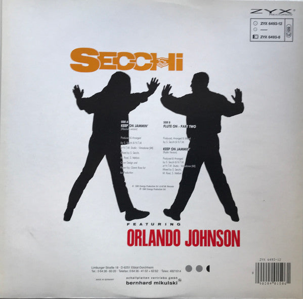 Stefano Secchi : Keep On Jammin' (12")