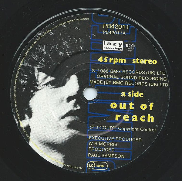 The Primitives : Out Of Reach (7", Single)
