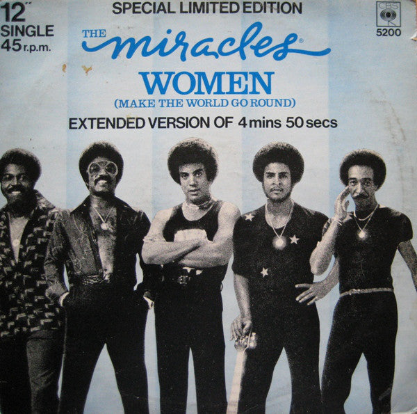 The Miracles : Women (Make The World Go 'Round) (12", Single, Ltd)