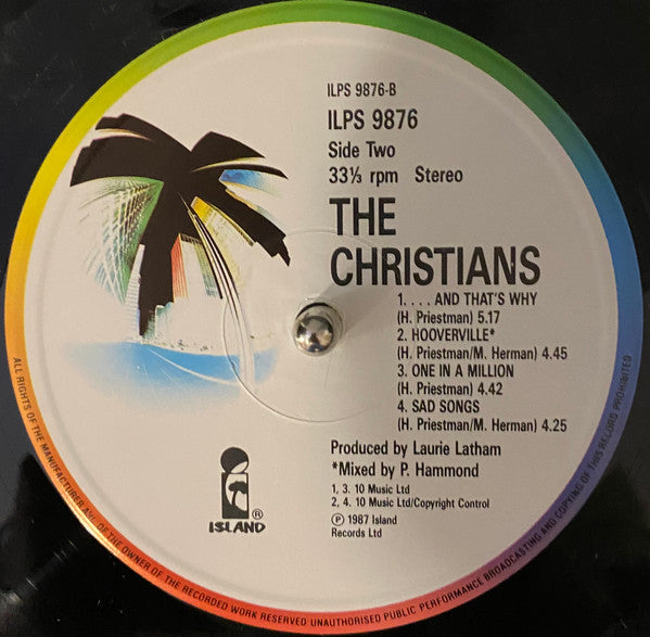 The Christians : The Christians (LP, Album, Gat)