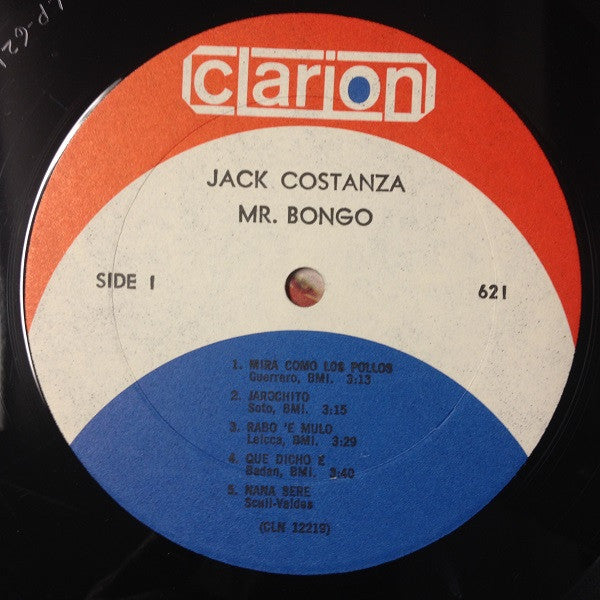 Jack Costanzo : Mr. Bongo (LP, Album, Mono)