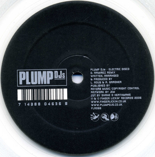 Plump DJs : Electric Disco (D. Ramirez Remix) (12", S/Sided, Ltd, Cle)