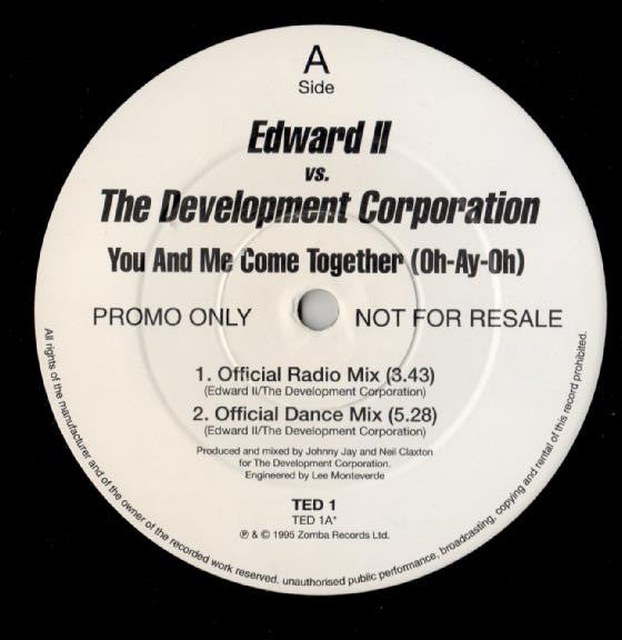 Edward The Second And The Red Hot Polkas vs. Development Corporation : You And Me Come Together (Oh-Ay-Oh) (12", Promo)