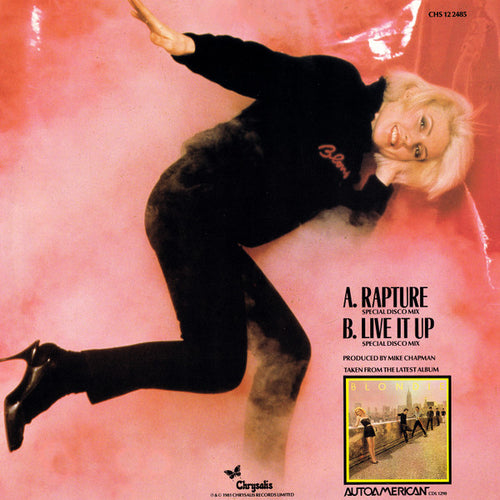 Blondie : Rapture (12", Single,  Po)
