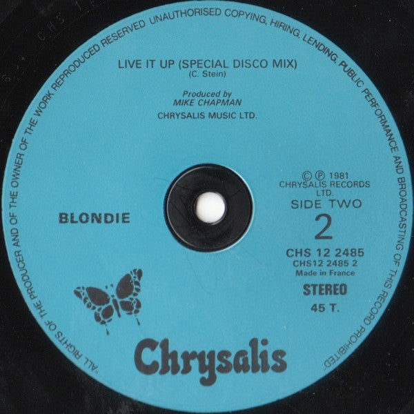 Blondie : Rapture (12", Single)