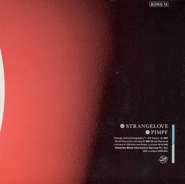 Depeche Mode : Strangelove (7", Single)