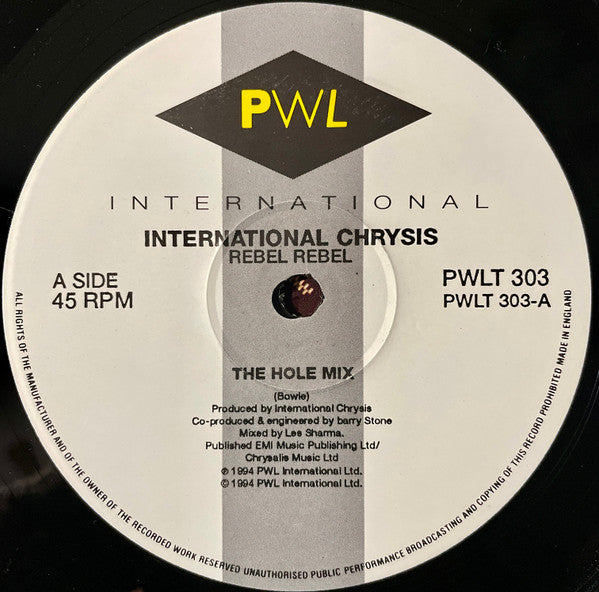International Chrysis : Rebel Rebel (12", Single)
